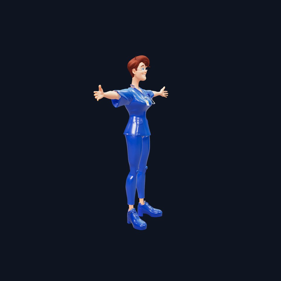 Animated Medical Professional model pack